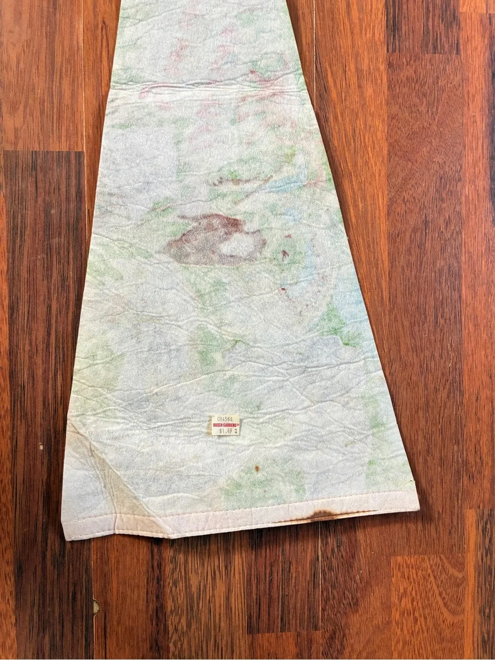 Vintage Felt Souvenir Pennant from Busch Gardens Tampa, Florida
